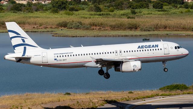 SX-DVY:Airbus A320-200:Aegean Airlines